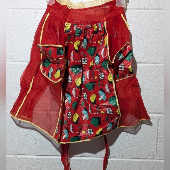 Vintage Other - Vintage Half Apron Sheer